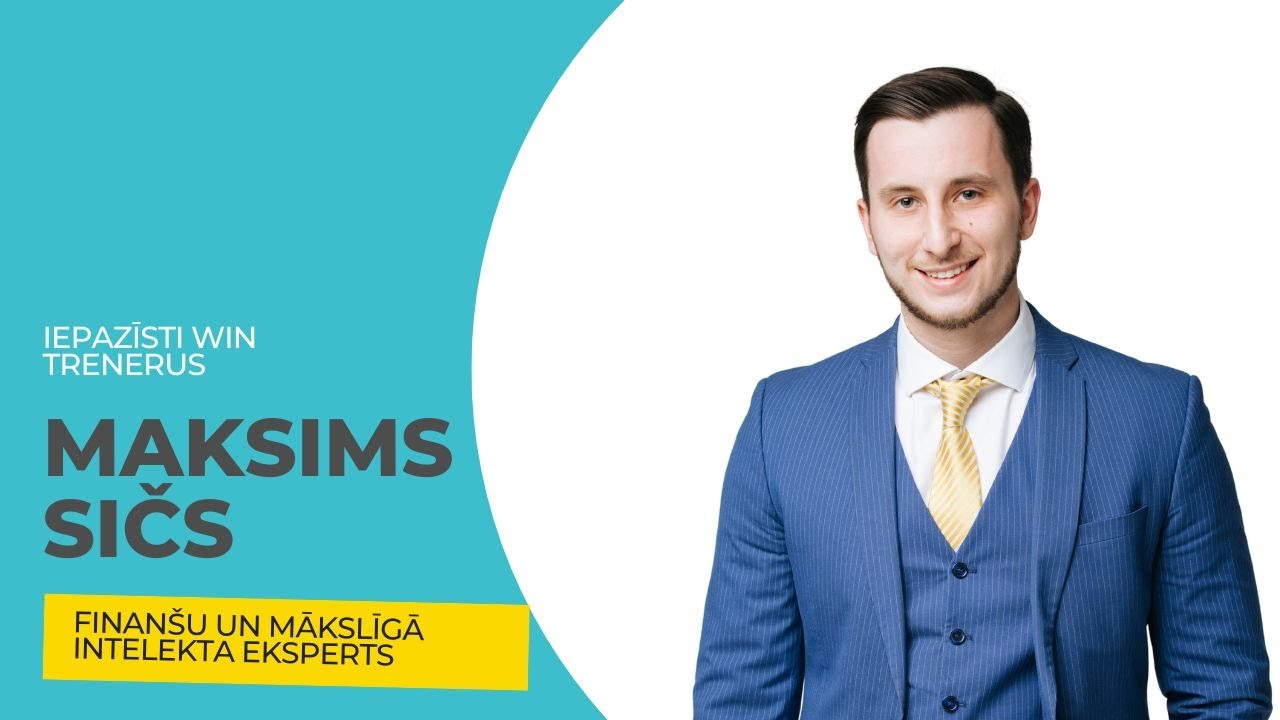 WIN partners finanšu un mākslīgā intelekta eksperts Maksims Sičs
