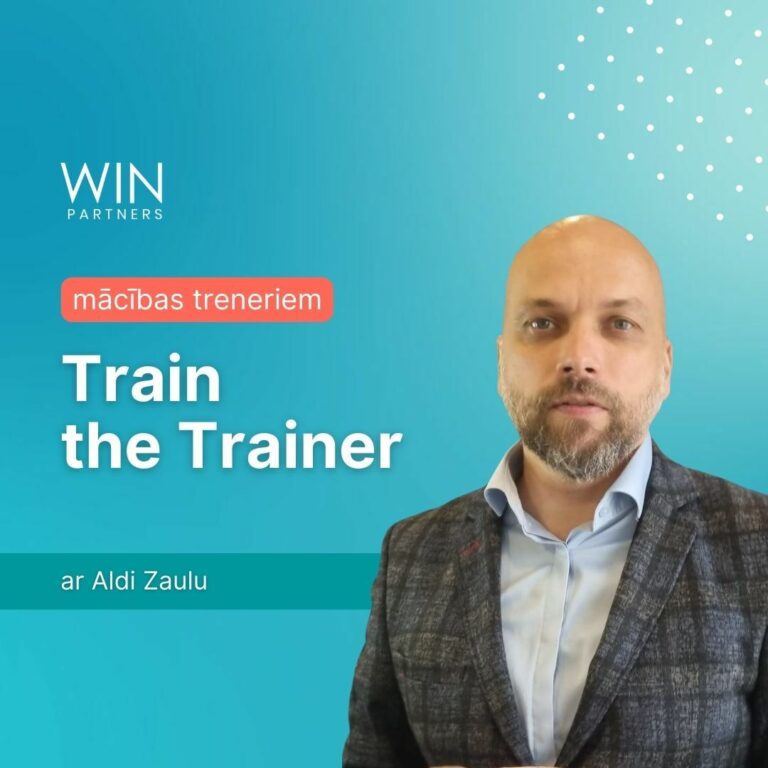 WIN partners Train the Traines Aldis Zauls